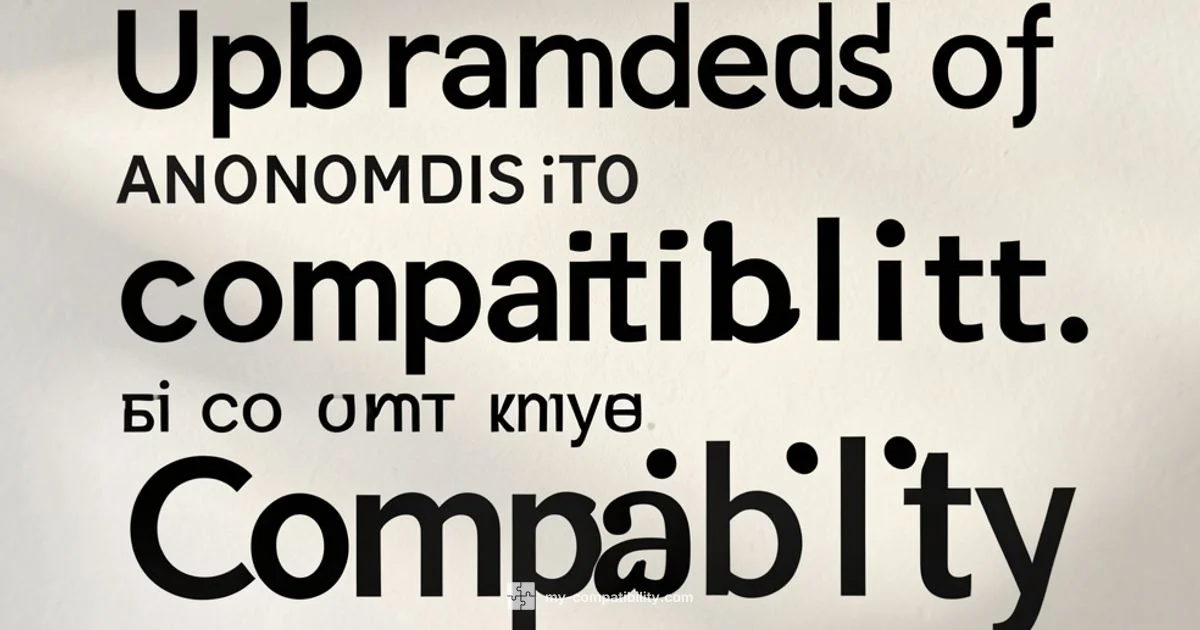 Antonyms of Compatibility - My Compatibility