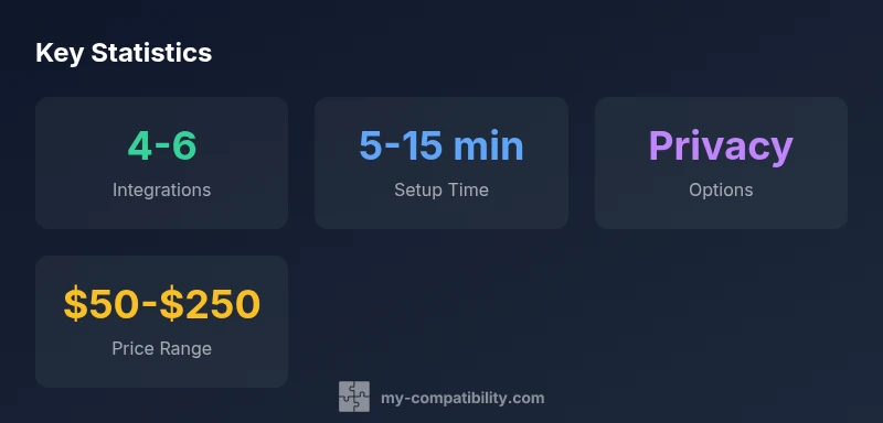 Overview of Google Home camera compatibility statistics