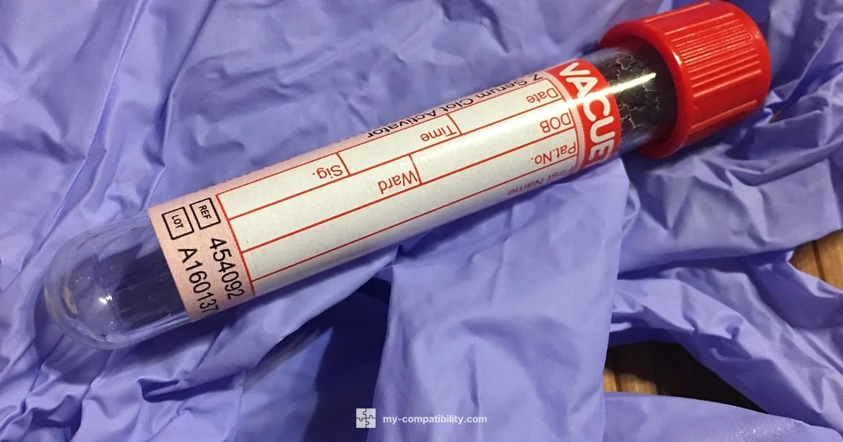 Blood Type Chart - My Compatibility