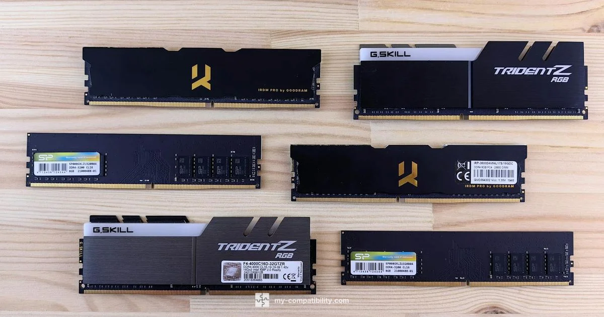 RAM Compatibility - My Compatibility