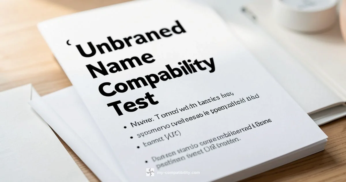 Name Compatibility Test Name Compatibility Test - My Compatibility