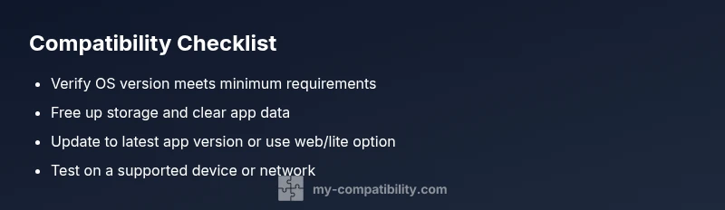 Checklist for fixing app compatibility on your phone