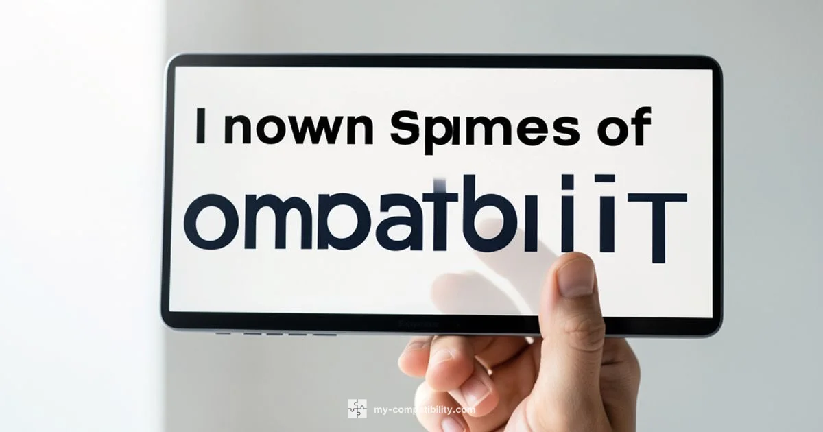 Understanding Compatibility - My Compatibility